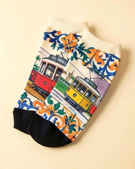 Lisbon Tram Socks
